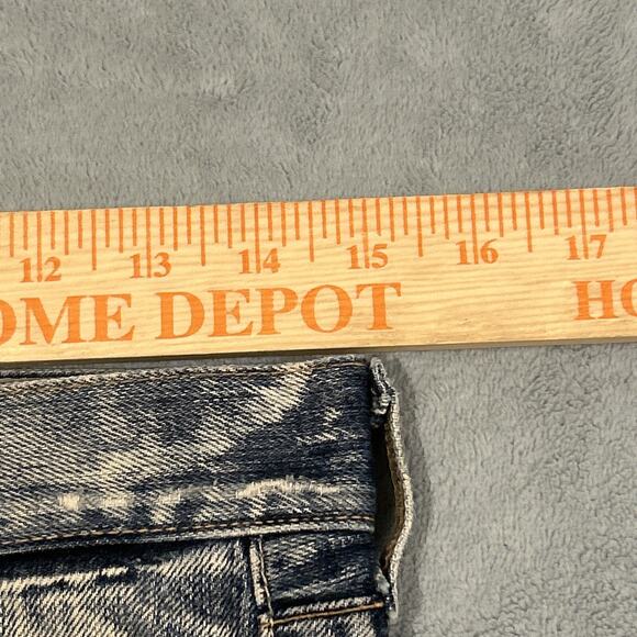 7 for All Mankind DOJO Capri Beyond Baggy Jhorts Shorts Women 25 30x13 Y2k 2000s - Picture 3 of 16